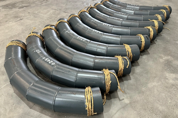 燃煤火电厂送粉自蔓燃陶瓷耐磨弯头